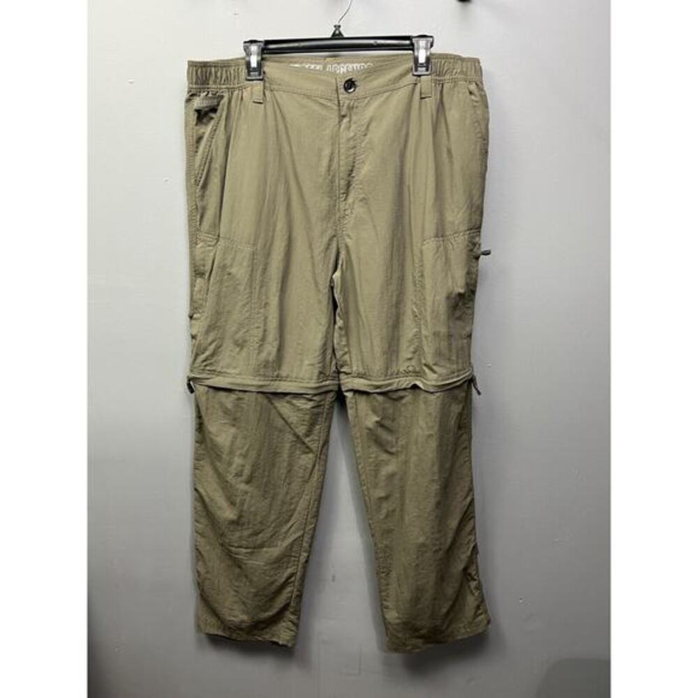Reel Legends cargo pants shorts‎ combo Men's XL extra large tan outdoor fishing